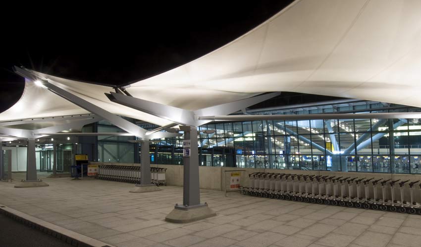 Heathrow Terminal 5 Drop Off Zone by Armadillo Engineering